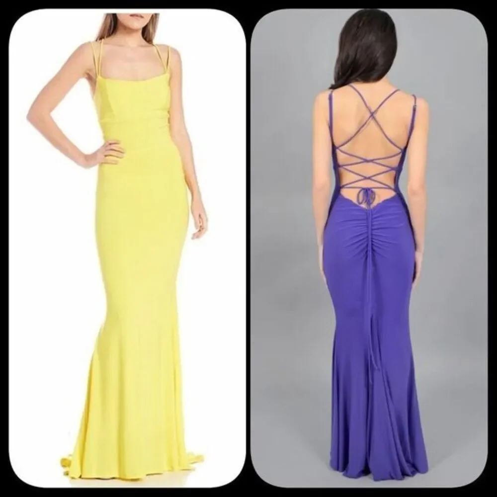 NWOT JUMP - SPAGHETTI STRAP X BACK GOWN